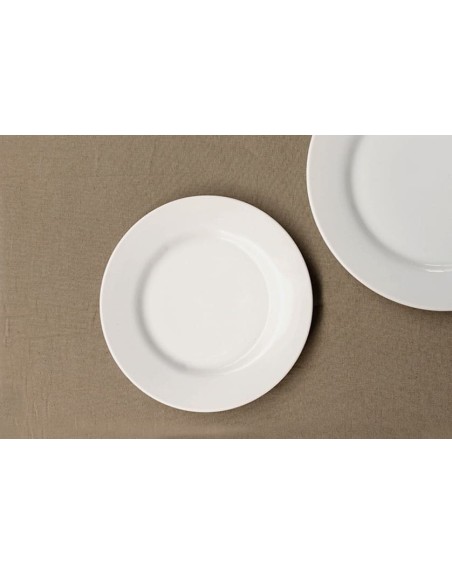 Comprar Tsuji Porcelana Blanca 1100  Plato Postre 20 cm Mayorista al Mejor Precio!