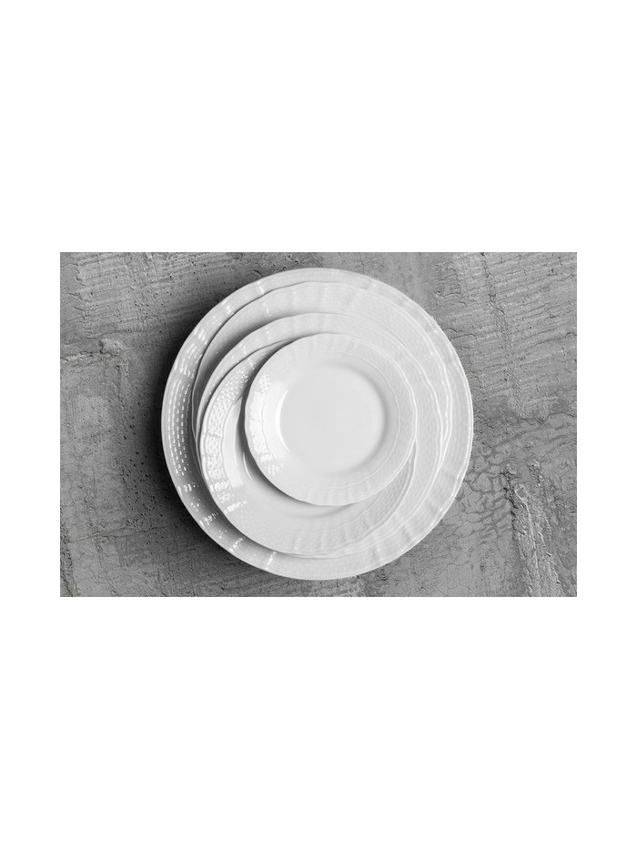 Comprar Tsuji Porcelana Blanca 1200  Plato Postre 19 cm Mayorista al Mejor Precio!