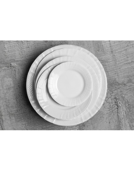 Comprar Tsuji Porcelana Blanca 1200  Plato Postre 19 cm Mayorista al Mejor Precio!