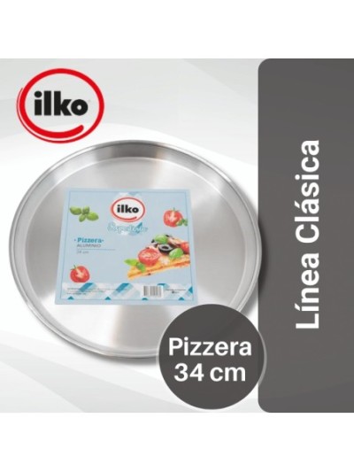 Comprar Ilko Pizzera 34 cm Redonda Aluminio Mayorista al Mejor Precio!