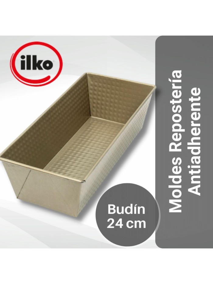 Comprar Ilko Molde Budin 24 cm Linea Gold Antiadherente Mayorista al Mejor Precio!