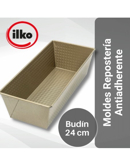 Comprar Ilko Molde Budin 24 cm Linea Gold Antiadherente Mayorista al Mejor Precio!