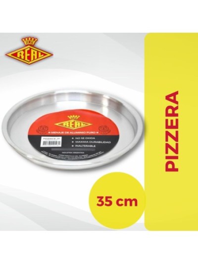 Comprar Aluminio Real Pizzera Nº 35  35x2.8 cm Mayorista al Mejor Precio!