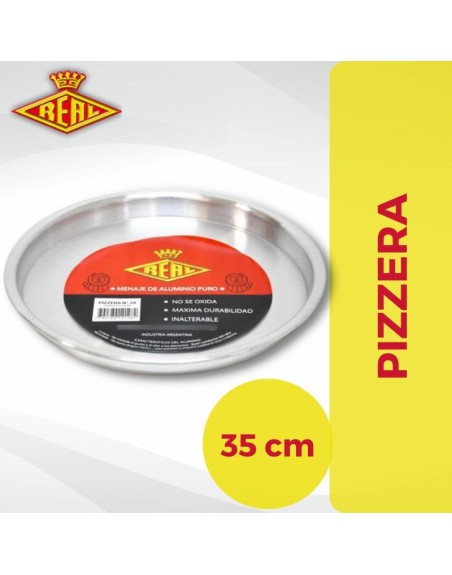 Comprar Aluminio Real Pizzera Nº 35  35x2.8 cm Mayorista al Mejor Precio!