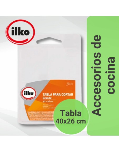 Comprar Ilko Tabla de Cortar Grande 40x26 cm Mayorista al Mejor Precio!