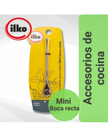 Comprar Ilko Bombilla Niquelada Mini Recta Mayorista al Mejor Precio!