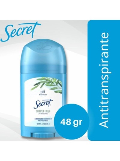 Comprar Desodorante Antitranspirante Secret Solid Shower Fresh 48 gr Mayorista al Mejor Precio!