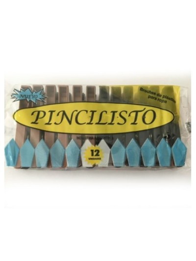 Comprar Broches Plasticos x 12 ud Pincilisto Mayorista al Mejor Precio!