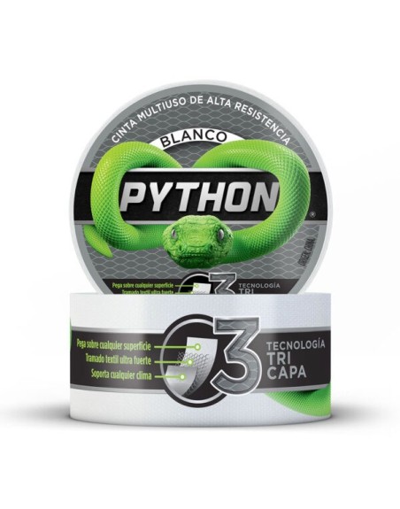 Comprar Python Cinta Multiusos Alta Resistencia Blanca 18 Mayorista al Mejor Precio!