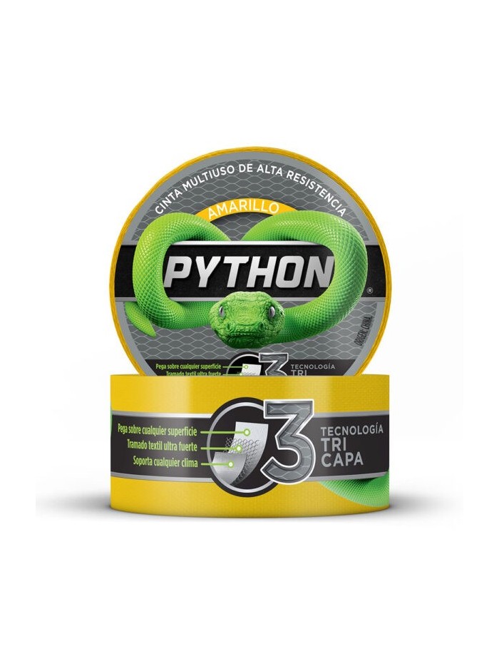 Comprar Python Cinta Multiusos ALTA RESIST.AMARILLO18 Mayorista al Mejor Precio!