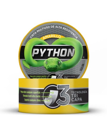 Comprar Python Cinta Multiusos ALTA RESIST.AMARILLO18 Mayorista al Mejor Precio!