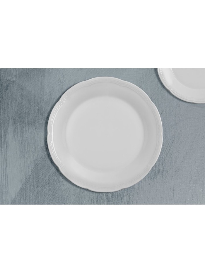 Comprar Tsuji Porcelana Blanca 1800  Plato Playo 25 cm Mayorista al Mejor Precio!