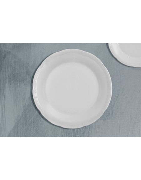 Comprar Tsuji Porcelana Blanca 1800  Plato Playo 25 cm Mayorista al Mejor Precio!