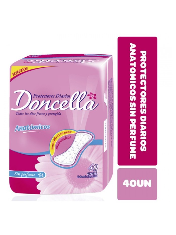 Comprar Doncella Protectores Diarios S/Desodorante x 40(23325) Mayorista al Mejor Precio!