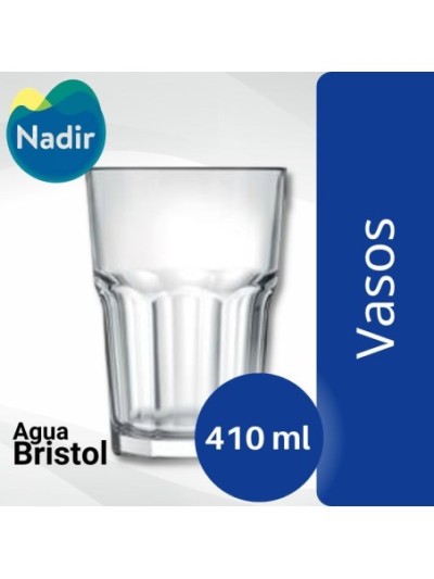 Comprar Nadir Vaso Agua Linea Bristol 410 ml Mayorista al Mejor Precio!
