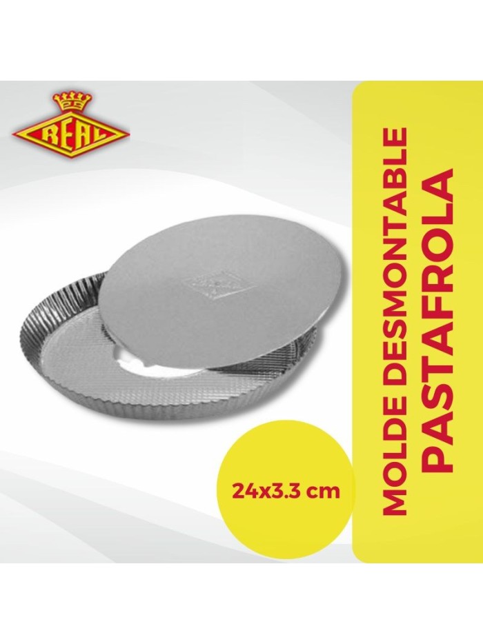 Comprar Aluminio Real Molde Pastafrola Desmontable Nº 24 Mayorista al Mejor Precio!