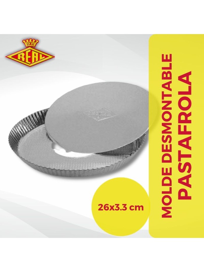 Comprar Aluminio Real Molde Pastafrola Desmontable Nº 26 Mayorista al Mejor Precio!