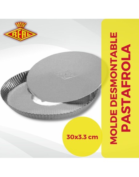 Comprar Aluminio Real Molde Pastafrola Desmontable Nº 30 Mayorista al Mejor Precio!