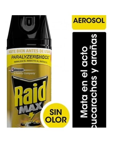 Comprar Raid Cocina Max 360 ml Sin Olor Cucarachas Aerosol Mayorista al Mejor Precio!