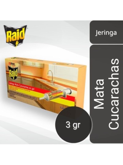 Comprar Raid Cocina Jeringa Max 3 Gr Cucaracha Mayorista al Mejor Precio!