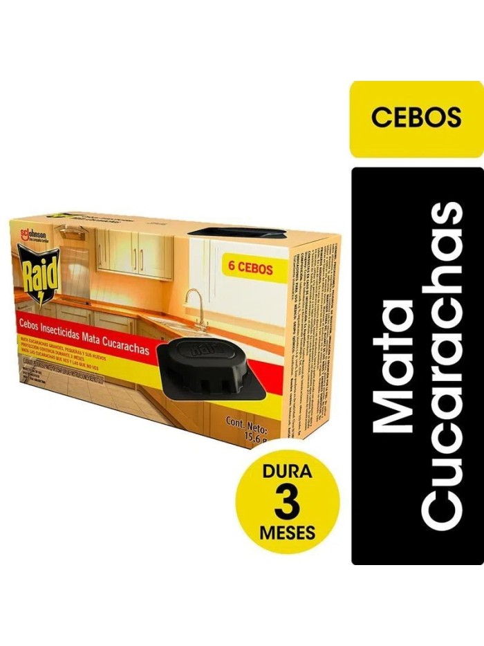 Comprar Raid Cocina Cebo 6 ud Mayorista al Mejor Precio!