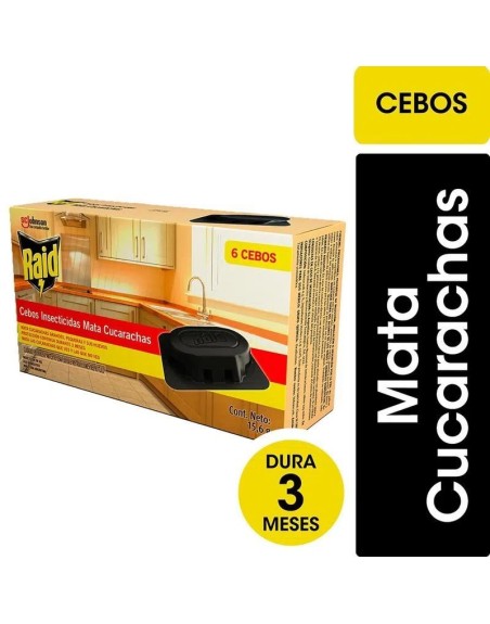 Comprar Raid Cocina Cebo 6 ud Mayorista al Mejor Precio!