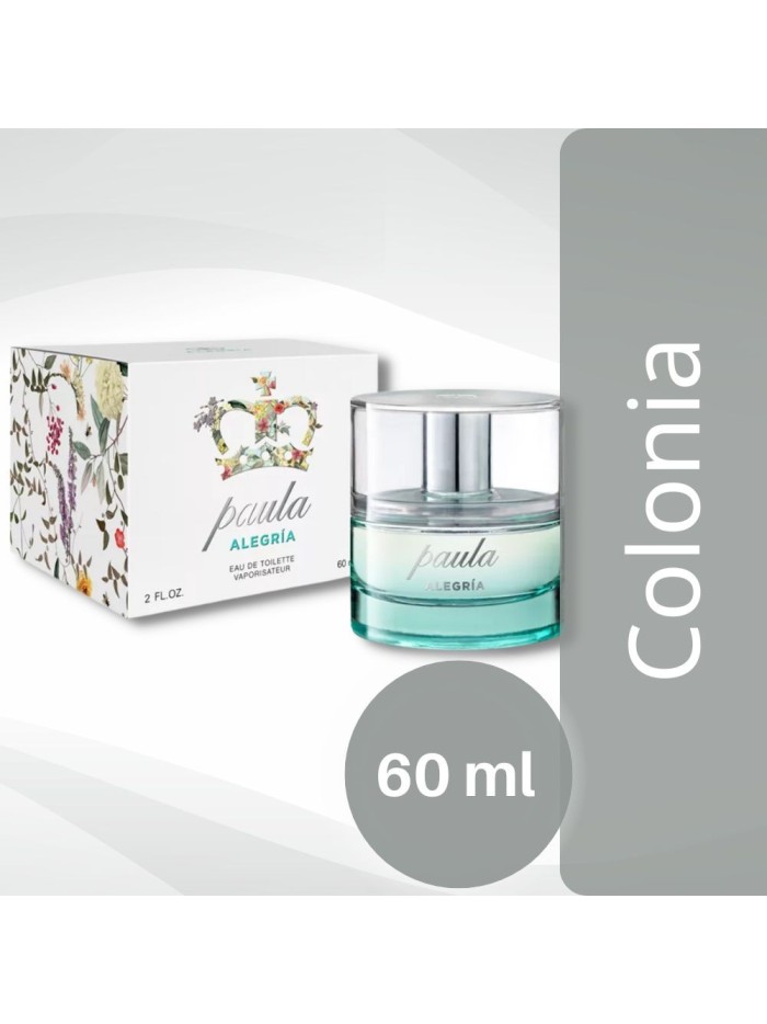 Comprar Agua de Colonia Paula Alegria 60 ml con vaporizador Mayorista al Mejor Precio!