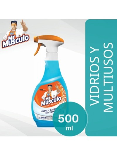 Comprar Mr. Musculo Vidrios y Multiuso Gatillo x 500 ml Mayorista al Mejor Precio!
