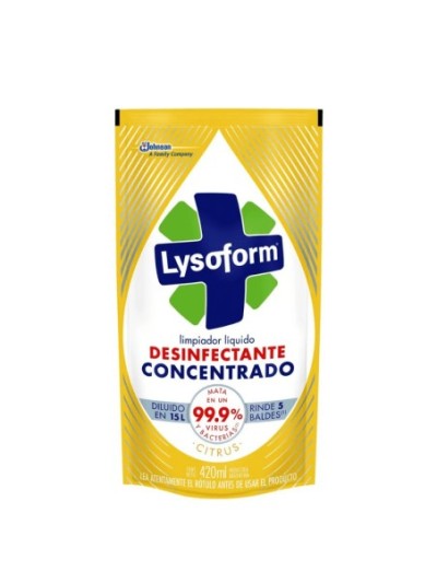 Comprar Lysoform Liquido Citrica Doypack x 420 Concentrado Mayorista al Mejor Precio!