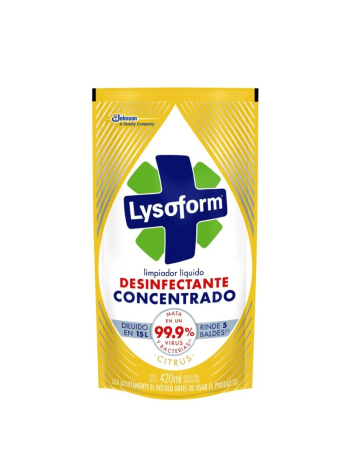 Comprar Lysoform Liquido Citrica Doypack x 420 Concentrado Mayorista al Mejor Precio!