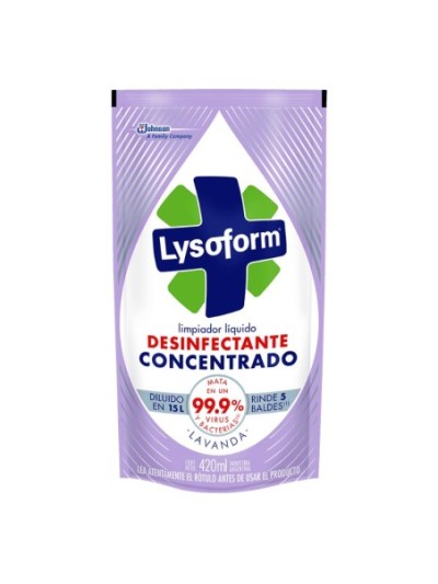 Comprar Lysoform Liquido Lavanda Doypack x 420 Concentrado Mayorista al Mejor Precio!