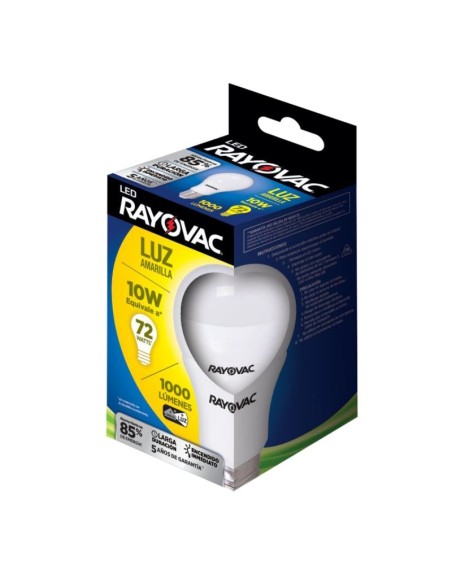 Comprar Lampara LED Rayovac 10W/72W Amarilla 1000A Mayorista al Mejor Precio!