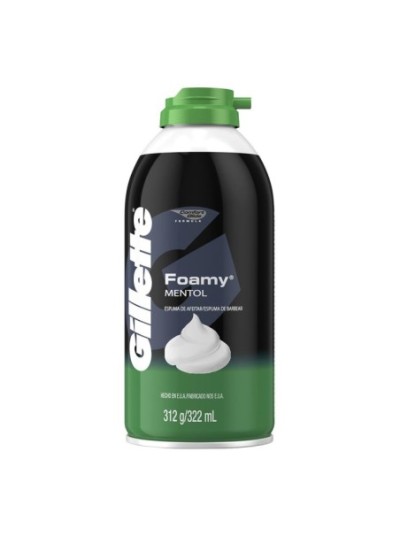 Comprar Espuma Foamy Piel Mentol 312 gr Gillette Mayorista al Mejor Precio!