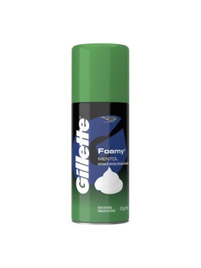 Comprar Espuma Foamy Mentol x 175 gr Gillette Mayorista al Mejor Precio!