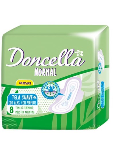 Comprar Doncella Toalla Pocket Con Alas Con Desoderante x 8 ud Mayorista al Mejor Precio!