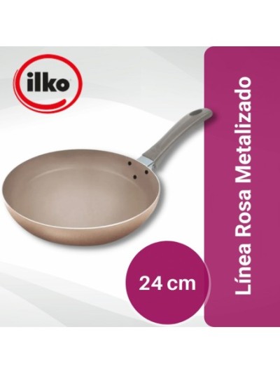 Comprar Ilko Sarten 24 cm Linea Rosa Metalizado Mayorista al Mejor Precio!