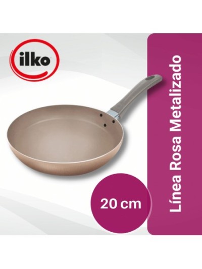 Comprar Ilko Sarten 20 cm Linea Rosa Metalizado Mayorista al Mejor Precio!