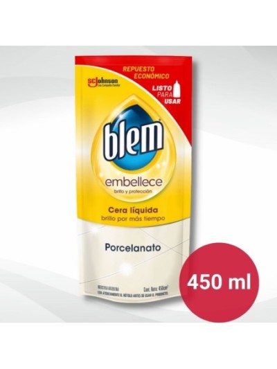 Comprar Blem Autobrillo Embellece Porcelanato Incoloro 450 ml Doypack Mayorista al Mejor Precio!