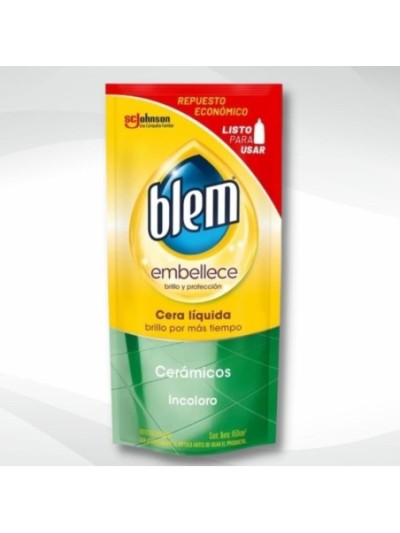 Comprar Blem Autobrillo Embellece Ceramicos Incoloro 450 ml Doypack Mayorista al Mejor Precio!