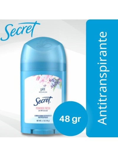 Comprar Desodorante Antitranspirante Secret Solid Powder Fresh 48 gr Mayorista al Mejor Precio!