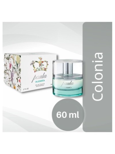 Comprar Agua de Colonia Paula Alegria 60 ml con vaporizador Mayorista al Mejor Precio!