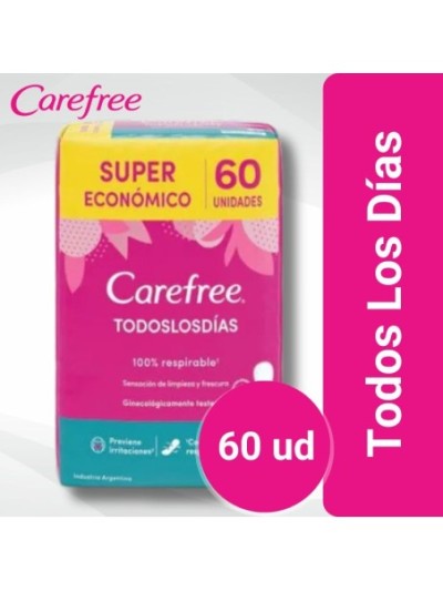 Carefree Todos Los Dias 60 ud