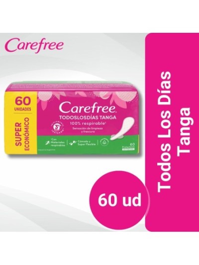 Carefree Todos Los Dias Tanga 60 ud