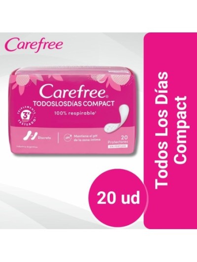 Carefree Todos Los Dias Compact 20 ud