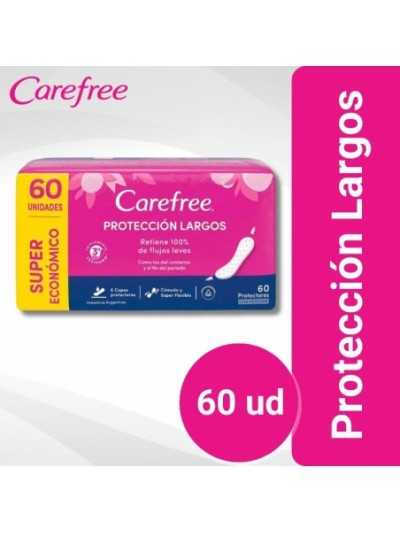 Carefree Proteccion Largos 60 uds