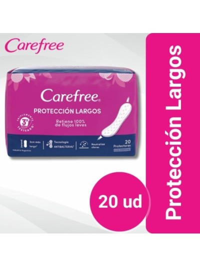 Carefree Proteccion Largos 20 uds