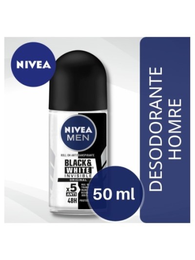 Comprar Nivea Roll-On Hombre Black & White 50 ml Mayorista al Mejor Precio!