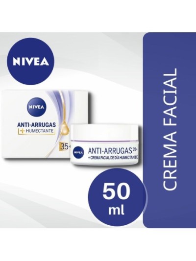 Comprar Nivea Crema Facial Antiarrugas + Humectante +35 x 50 ml Mayorista al Mejor Precio!