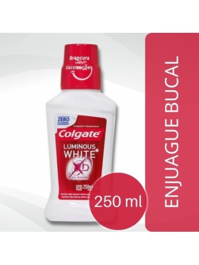 Comprar Enjuague Bucal Colgate Plax Luminous White 250 ml Mayorista al Mejor Precio!