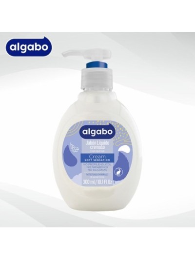 Algabo Jabon Liquido Cremoso Cream con valvula 300 ml